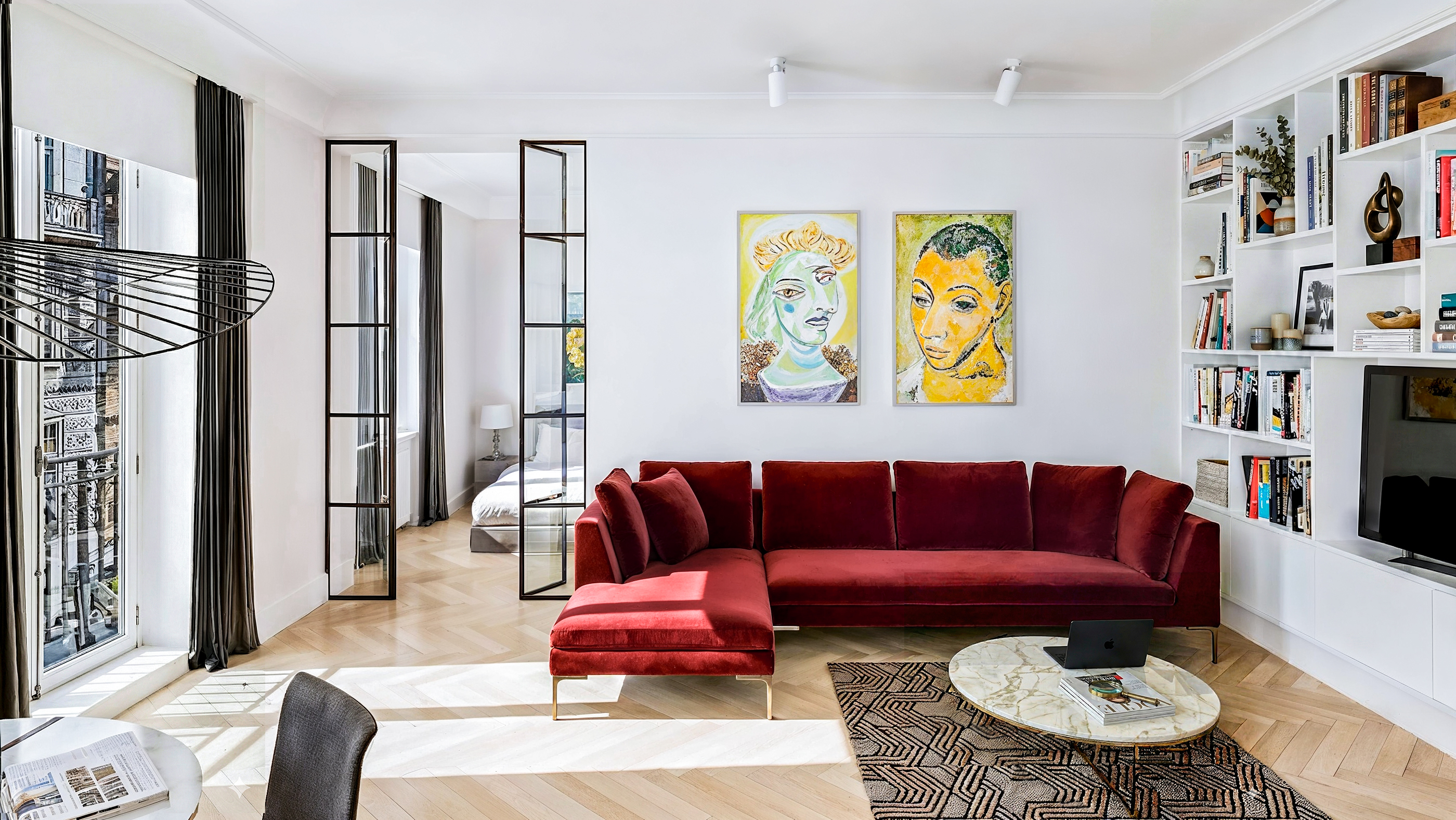 Projekt wnętrz – Apartament Mokotowska